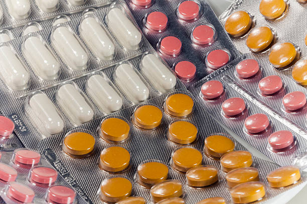 istock Many different colorful medication and pills from above 498972652
