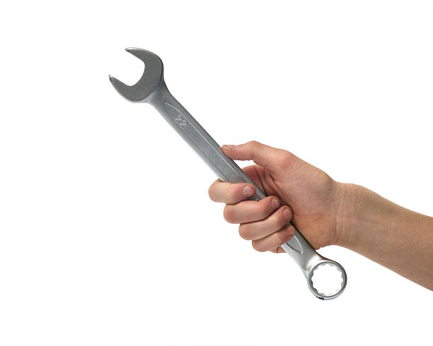 istock Wrench in the hand 498975477