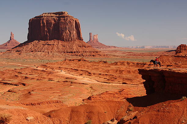 istock Lone Horseback Rider - Monument Valley, Arizona 498975699