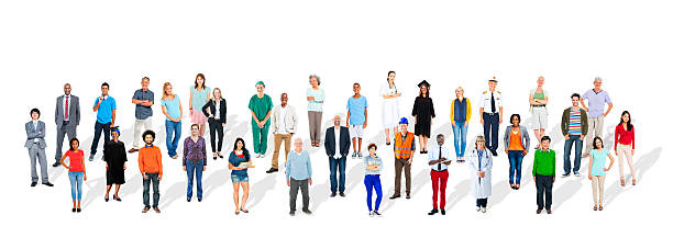 istock Group of Multiethnic Various Occupations People 498976067