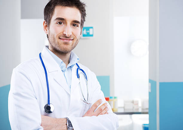 istock Smiling doctor close-up 498976317