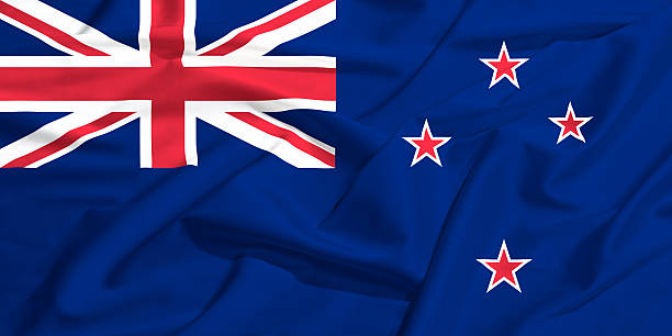 istock New Zealand flag on a silk drape waving 498977503