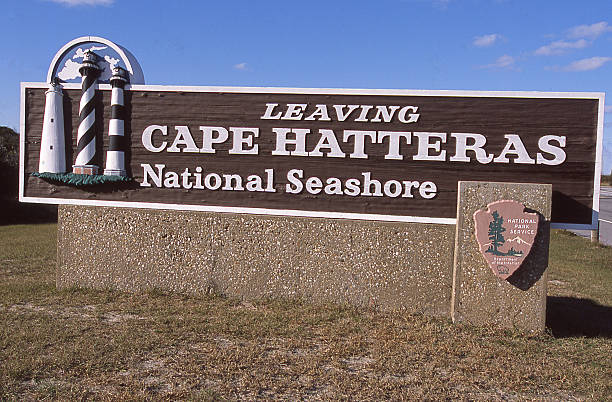 istock Sign Leaving Cape Hatteras National Seashore North Carolina 498977614