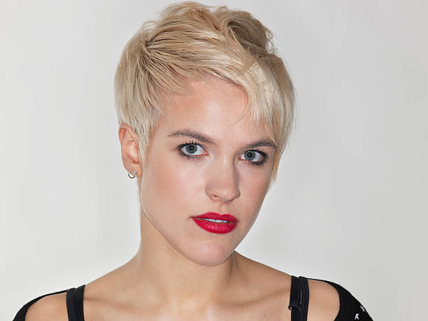 istock Beautiful Young Woman With Red Lips 498977735