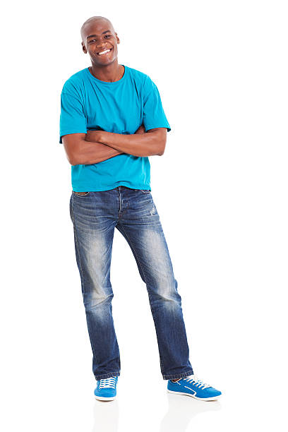 istock young african man with arms crossed 498978367