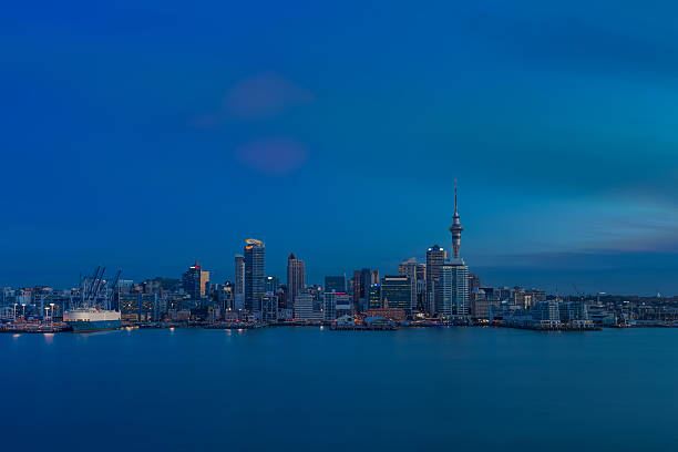 istock Auckland City blue hour 498978387
