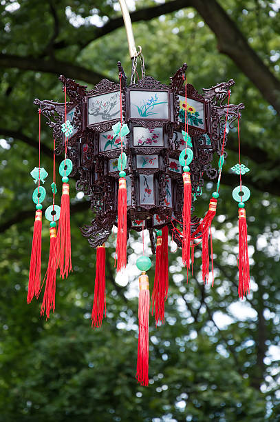 istock Lantern decorated in the Chinese style 498978590