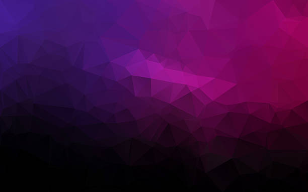istock Abstract polygonal background,Purple tome collection 498978771