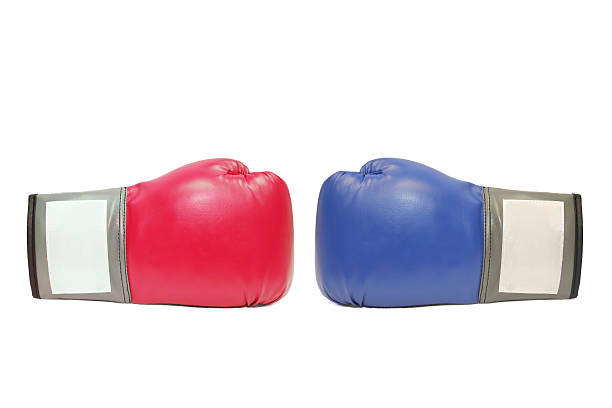 istock blue and red boxing gloves in white background 498979141