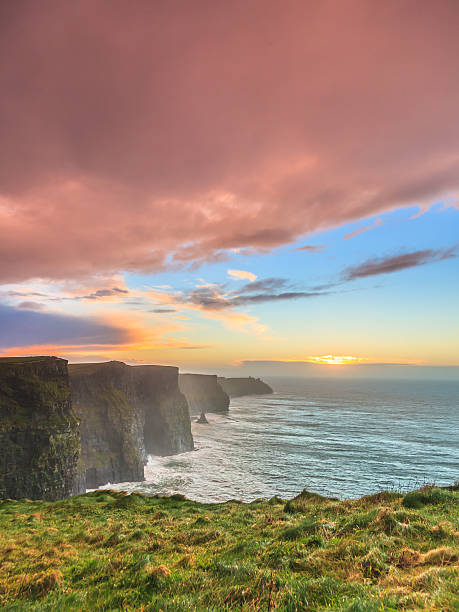 istock Cliffs of Moher at sunset in Co. Clare Ireland 498979187
