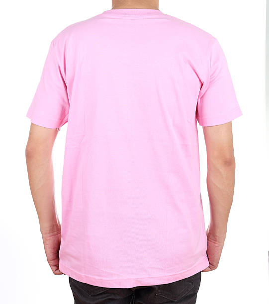 istock blank t-shirt on man (back side) 498980725