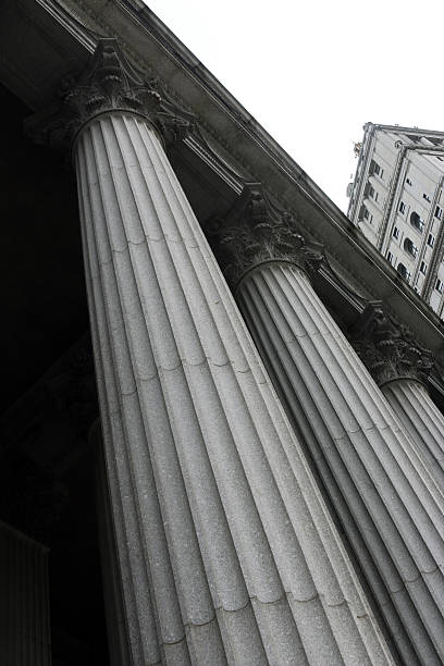 istock Court House with pillars from below 498982375