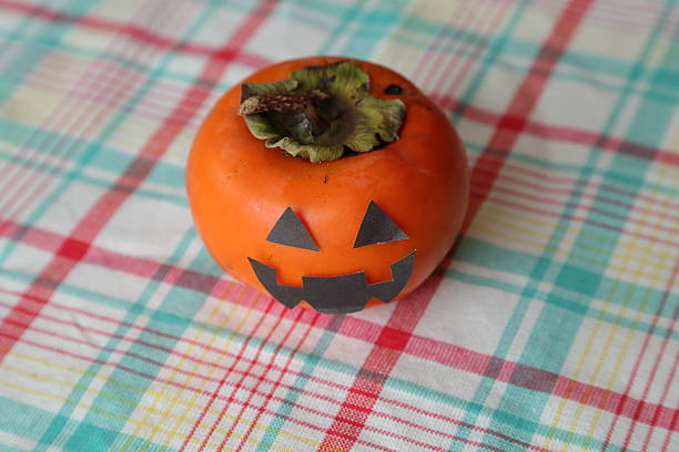 istock Jack-o'-lantern of persimmon. 498983406
