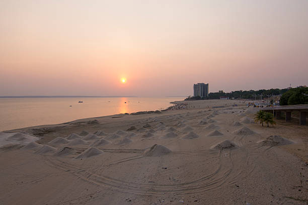 istock Mounds of beach sand on Rio Negro 498984512