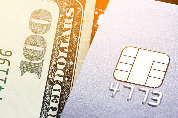istock Cash and Credit Card : Close Up Image 498986606