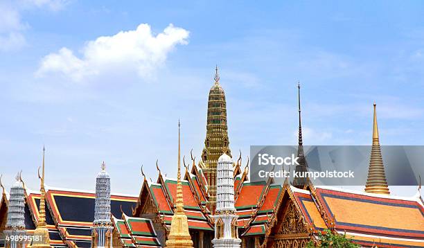 Wat Phra Kaew With Blue Sky Stock Photo - Download Image Now - Art, Art And Craft, Arts Culture and Entertainment