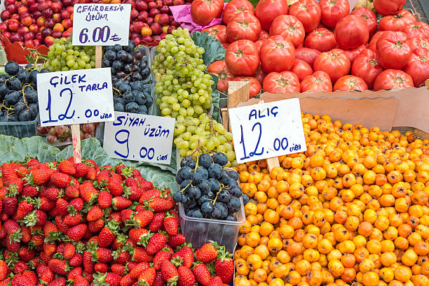 istock Fruits and vegetables at a market 499002740