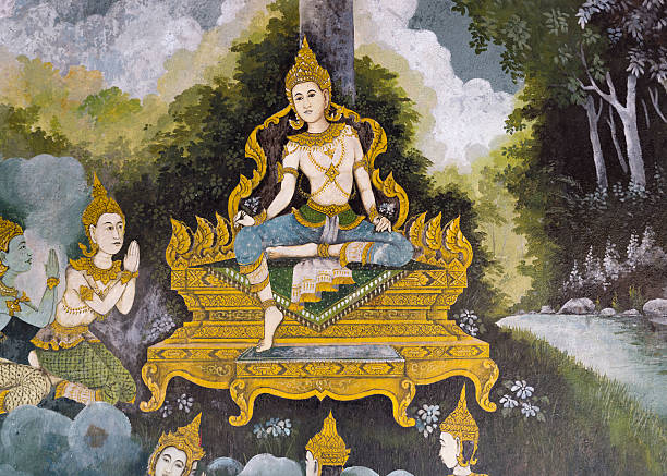 istock Chiang mai ,THAILAND - September 20: Traditional Thai mural pain 499006852
