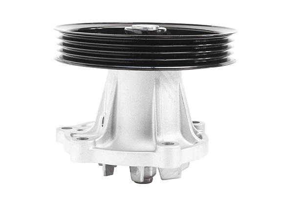 istock Pump cooling system of the automobile engine on a white 499019110