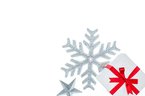 istock luxury color gift box for holiday event silk wrap snowflake 499024638