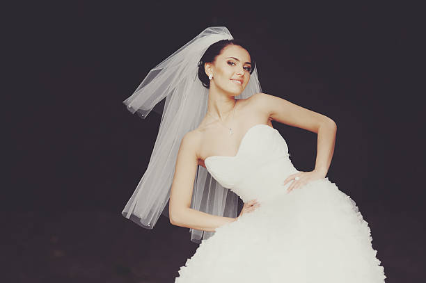 istock Gorgeous  young bride enjoying wedding day. 499027719