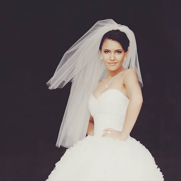 istock Gorgeous  young bride enjoying wedding day. 499028171