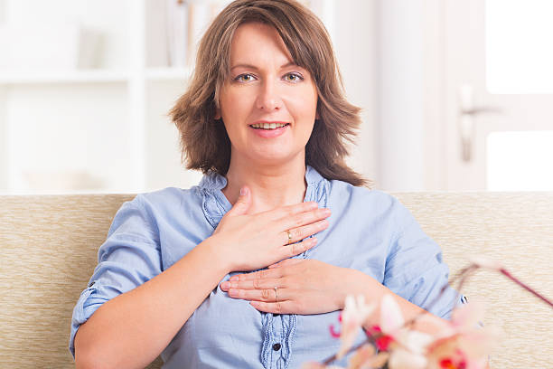 istock Woman practicing energy medicine 499029281