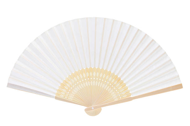 istock Chinese fan on white background 499029317