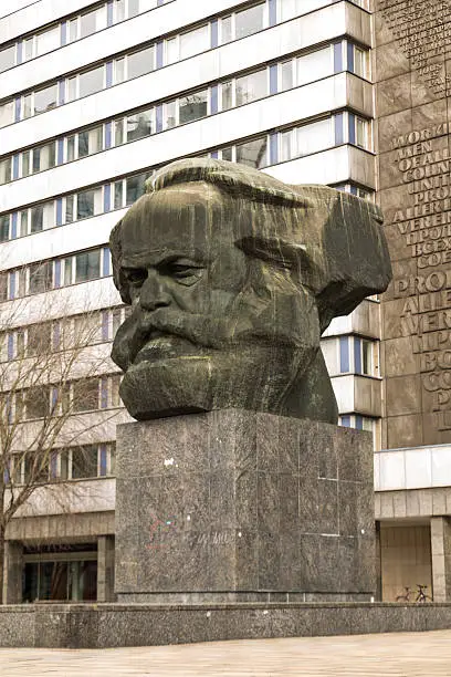 Karl Marx Monument Chemnitz,Saxony,East Germany