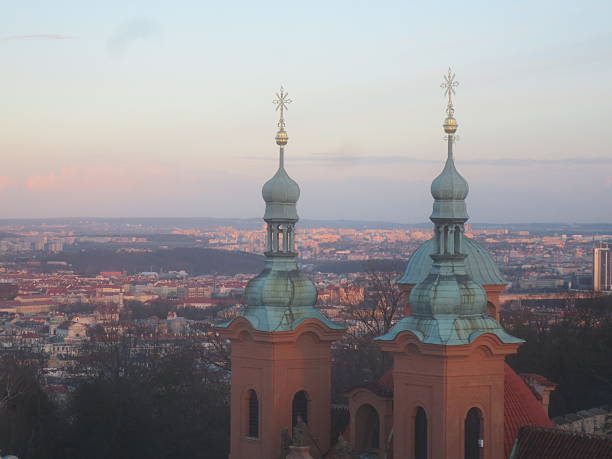 View of a river with a city in the background