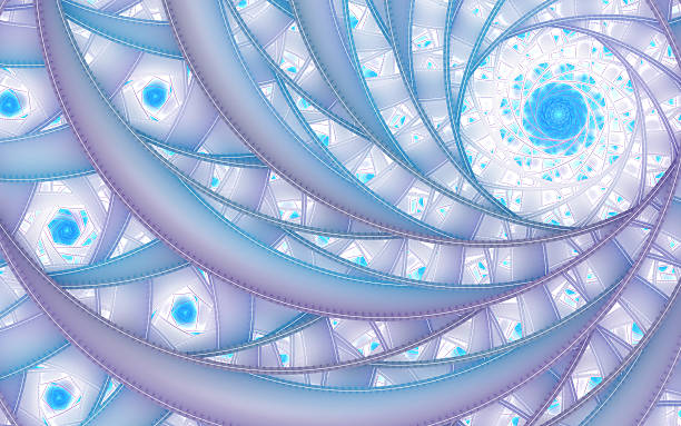 istock abstract fractal background, spiral 499030700