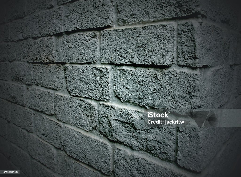 Vignette Grunge White Brick Stone Wall with Corner Background Vignette Grunge White Brick Stone Wall with Corner Background Texture, High Contrast 2015 Stock Photo