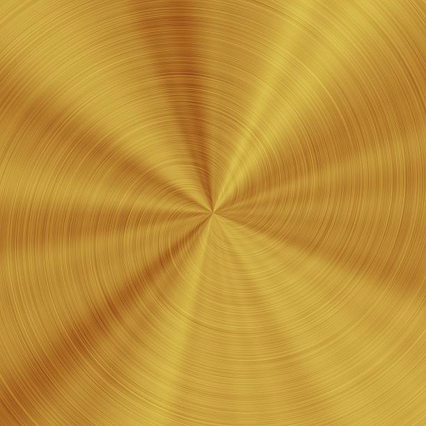 istock Generated golden metal radial texture 499046224