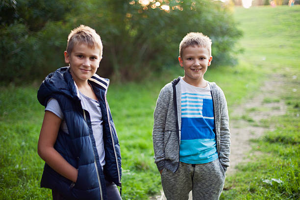 istock Happy boys  outdoors 499046692