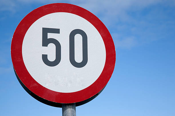 istock Fifty Traffic Speed Limit Sign 499049204