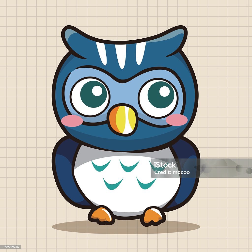 Cú Hoạt Hình Chủ Đề Yếu Tố Vectoreps Hình minh họa Sẵn có - Tải ...