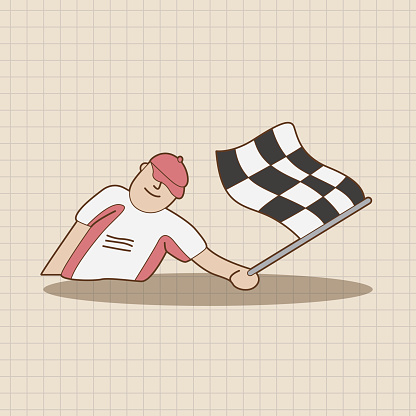 Start Racing Theme Start Racing Theme Elements Vector Eps Stock Illustration - Download ...