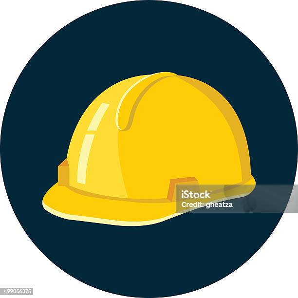 Construction Helmet Stock Illustration - Download Image Now - Hardhat, Work Helmet, Hat