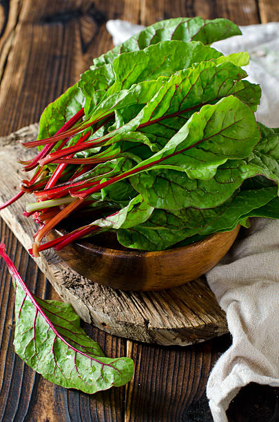 istock Chard leaves in a bowl 499056917