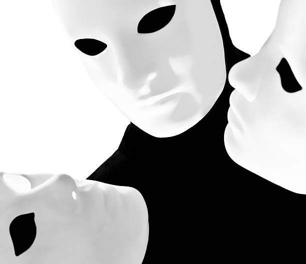 istock performer mime with mask silhouette 499057279