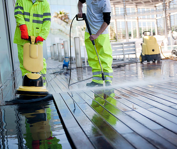 istock Man cleaning the floor 499057679