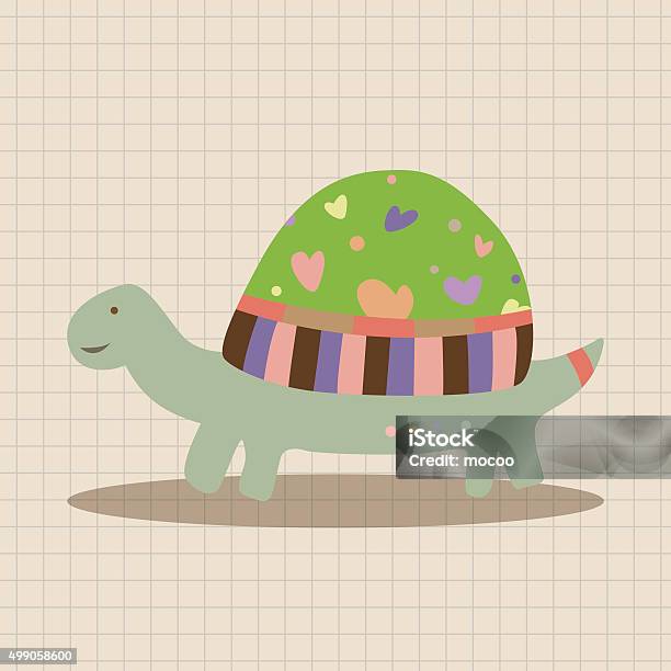Turtle Computer Vector Animal Turtle Theme Elements Vector Eps Stock Illustration - Download ...