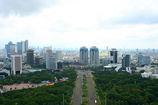 istock Jakarta City Panorama in Indonesia 499060344
