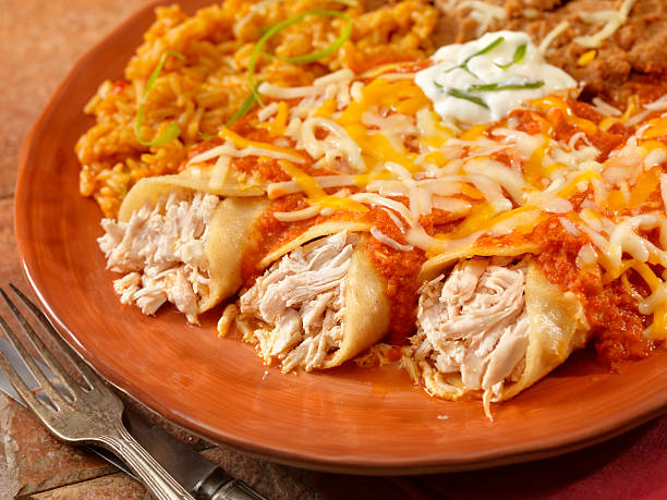 entomadas 또는 치킨 enchiladas - quesadilla chicken mexican cuisine cheese 뉴스 사진 이미지