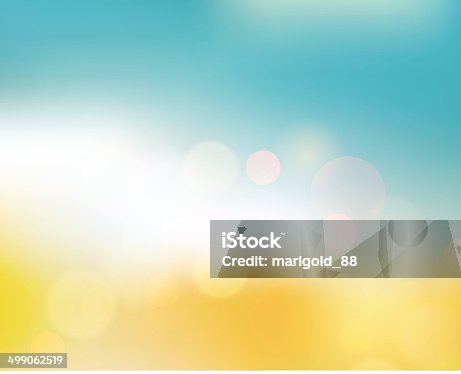 istock Vector Soft colored abstract summer light  background for design 499062519