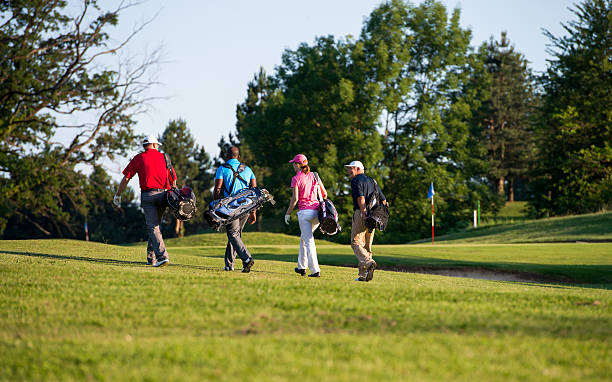 istock Friends returning after a game of golf 499080339