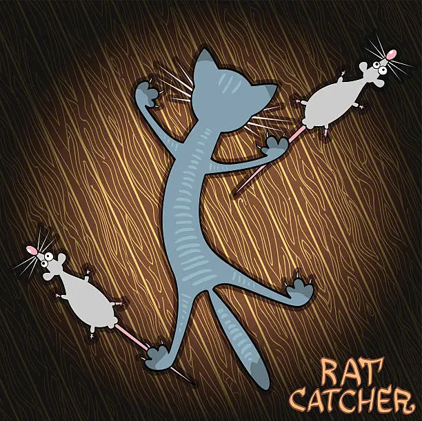 Vector illustration of Rat Catcher