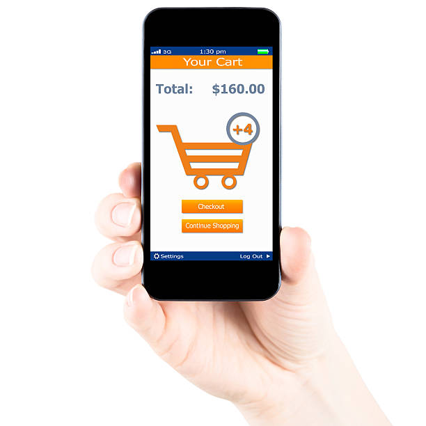 istock Concept of mobile shopping 499083053