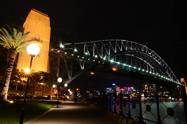 istock Harbour Bridge at Night - Sydney, Australia 499083969