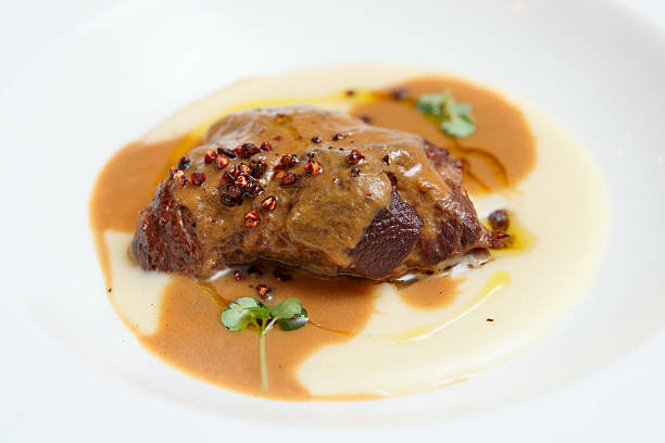 istock Stewed veal with potato mash 499084931